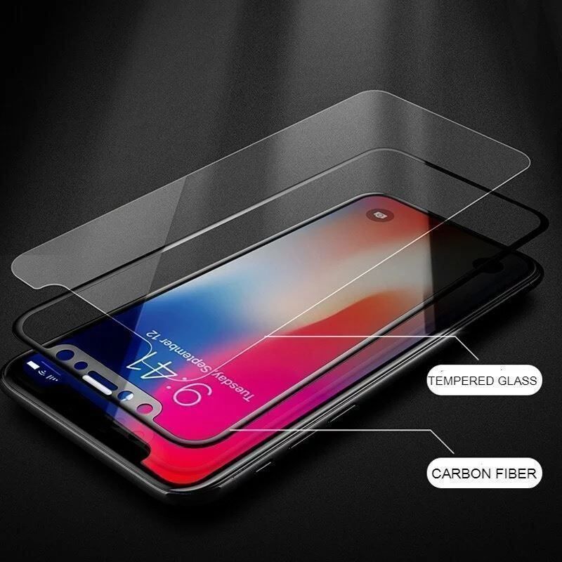 Cover & Protezioni schermo: 3D Carbon Faser Panzerglas iPhone Xs / X – Nuovo e nell'imballaggio originale da Zürich venduto da Store-247 1