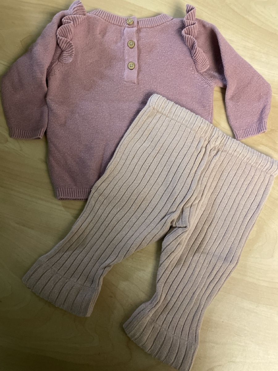 Manor Lotti & Set di vestiti: Manor Baby StrickSet Pullover Hose rosa Gr.62 – Usato da Obergerlafingen venduto da cabo4 3