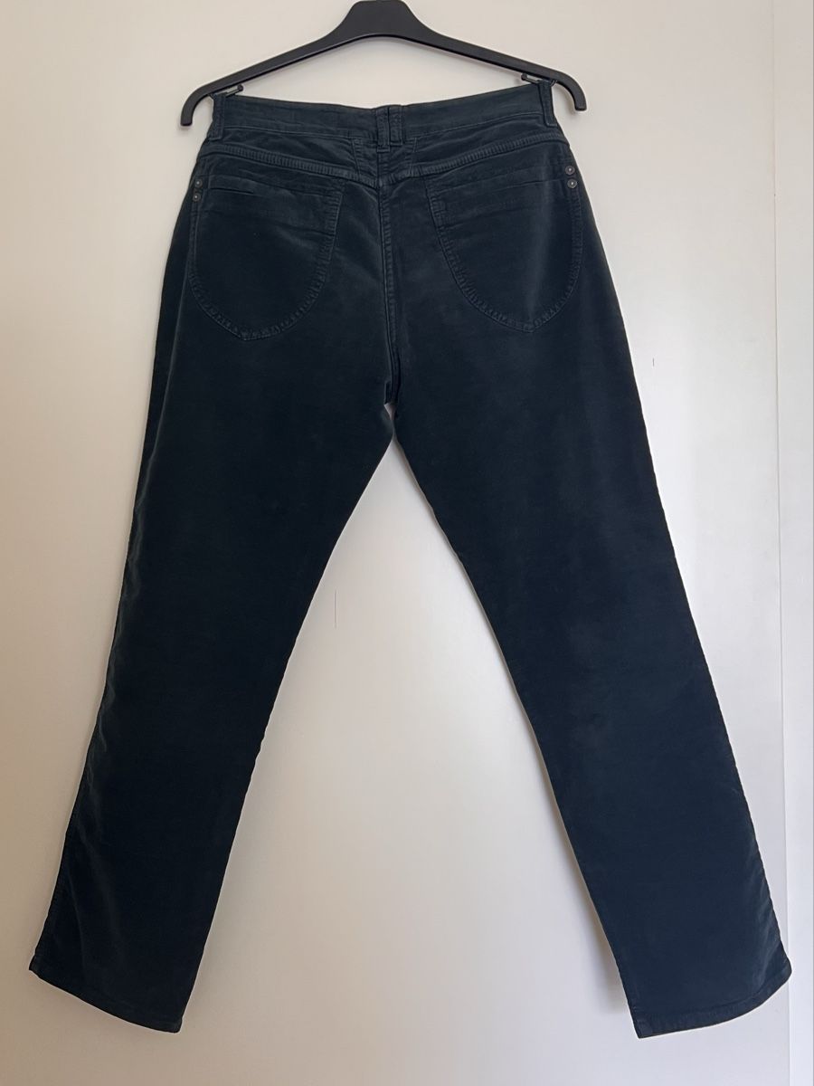 Closed Pantaloni: CLOSED Hose | Samthose | Grösse 40 (IT 46) - Grün – Usato da Zürich venduto da Ka-Scha 3