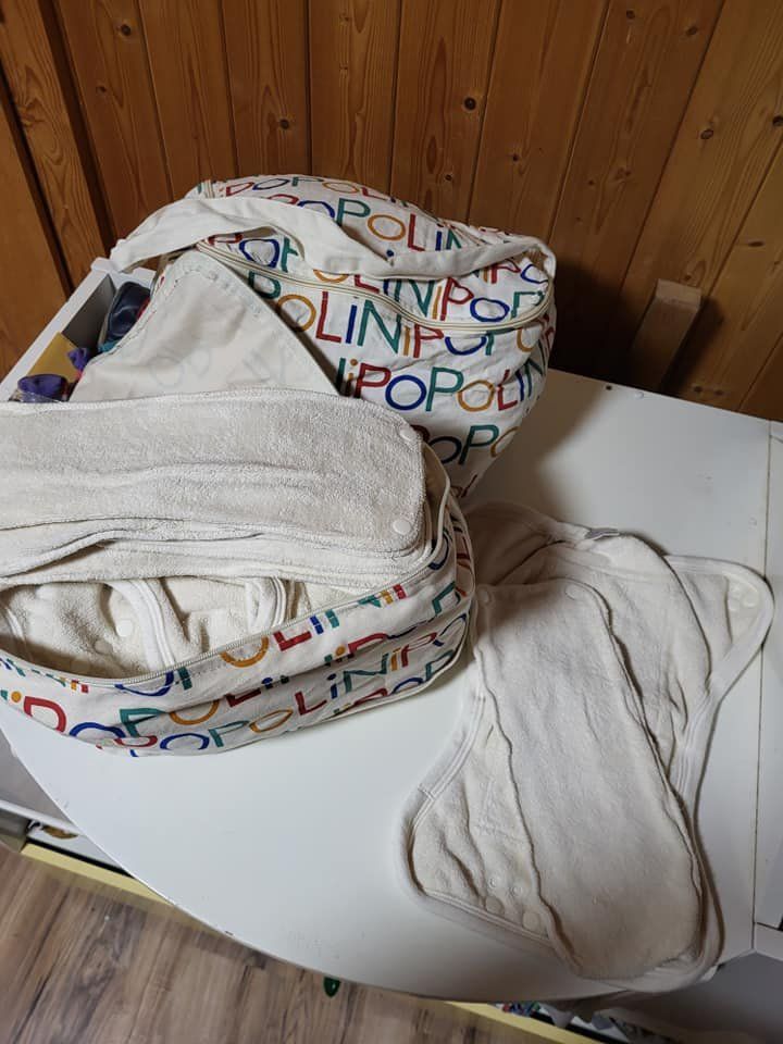 Secchi per pannolini & Pannolini: Couche lavable Popolino – Nuovo e nell'imballaggio originale da Charmey (Gruyère) venduto da rimeredholstein