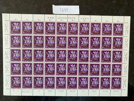 1961 Pro Juventute Bogen Nr. 191 postfrisch ungestempelt **