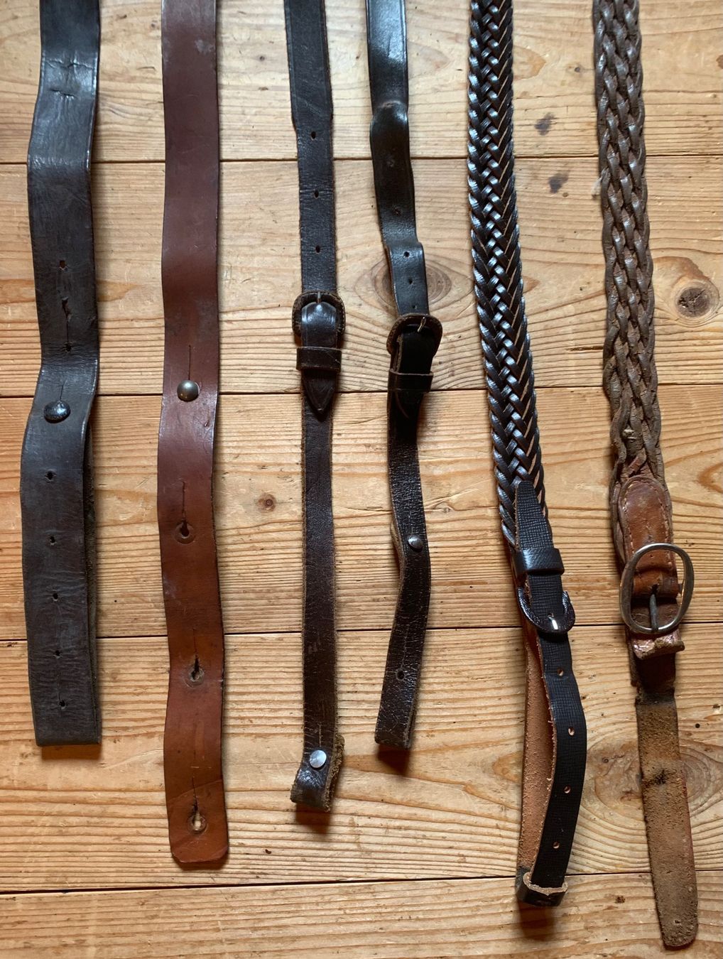 Attrezzatura & Pezzi di ricambio: 6 Gewehrriemen aus Leder – Usato da Goldingen venduto da Bergler012 1