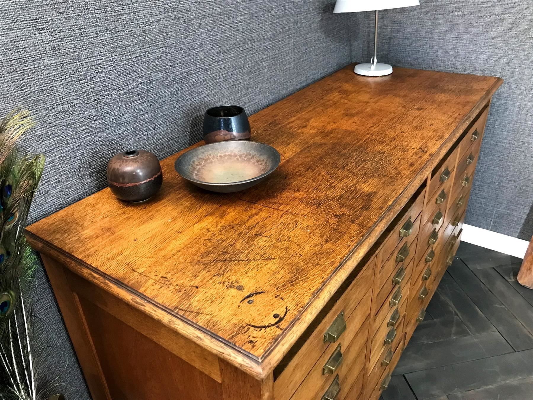 Cassettiere: Schubladenmöbel Eiche Massiv 1920 – Usato da Laufenburg venduto da industrial-silence 2