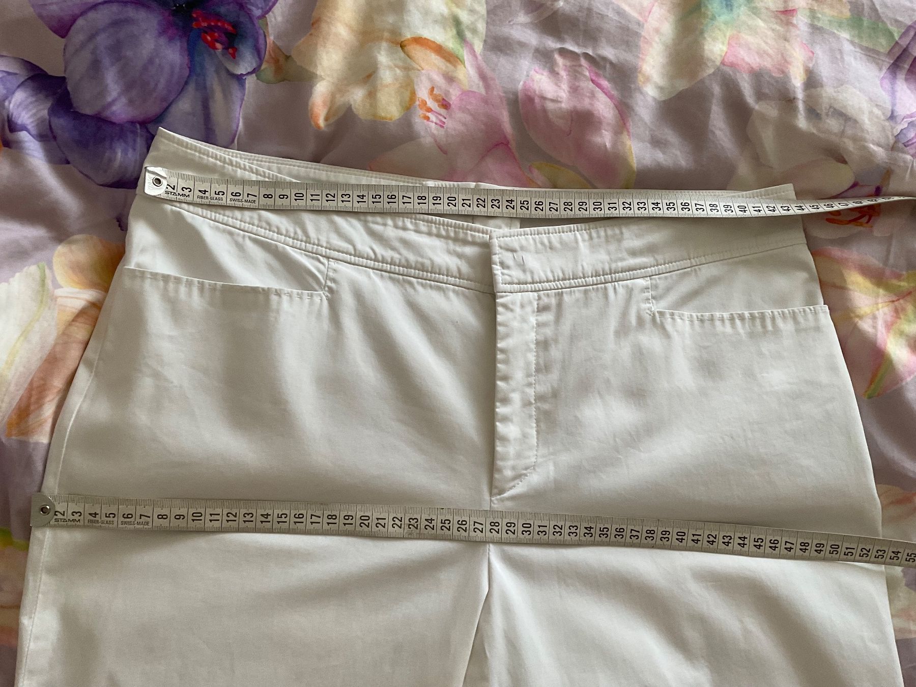Bogner Pantaloni: SONJA BOGNER schöne Freizeit Hose Gr 42 weiss – Usato da Urdorf venduto da alda02 4