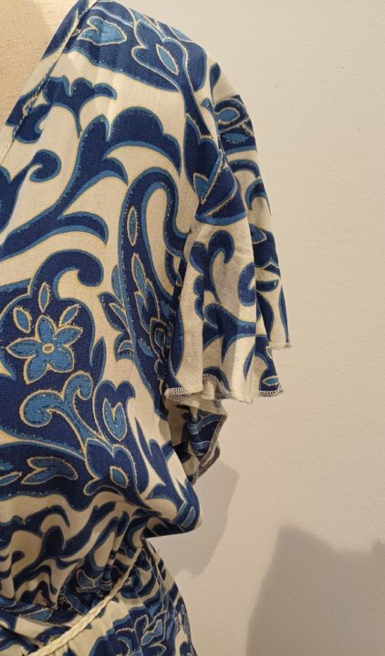 Vestiti: Sommerliches Maxikleid mit Blumenmuster, Grösse M – Usato da Arlesheim venduto da savina01 3