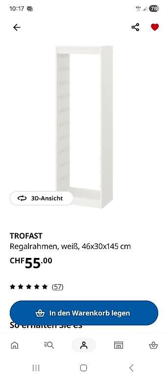 Ikea Étagères: Trofast 46x30x145 cm – D'occasion à Weinfelden par Mausi2 2