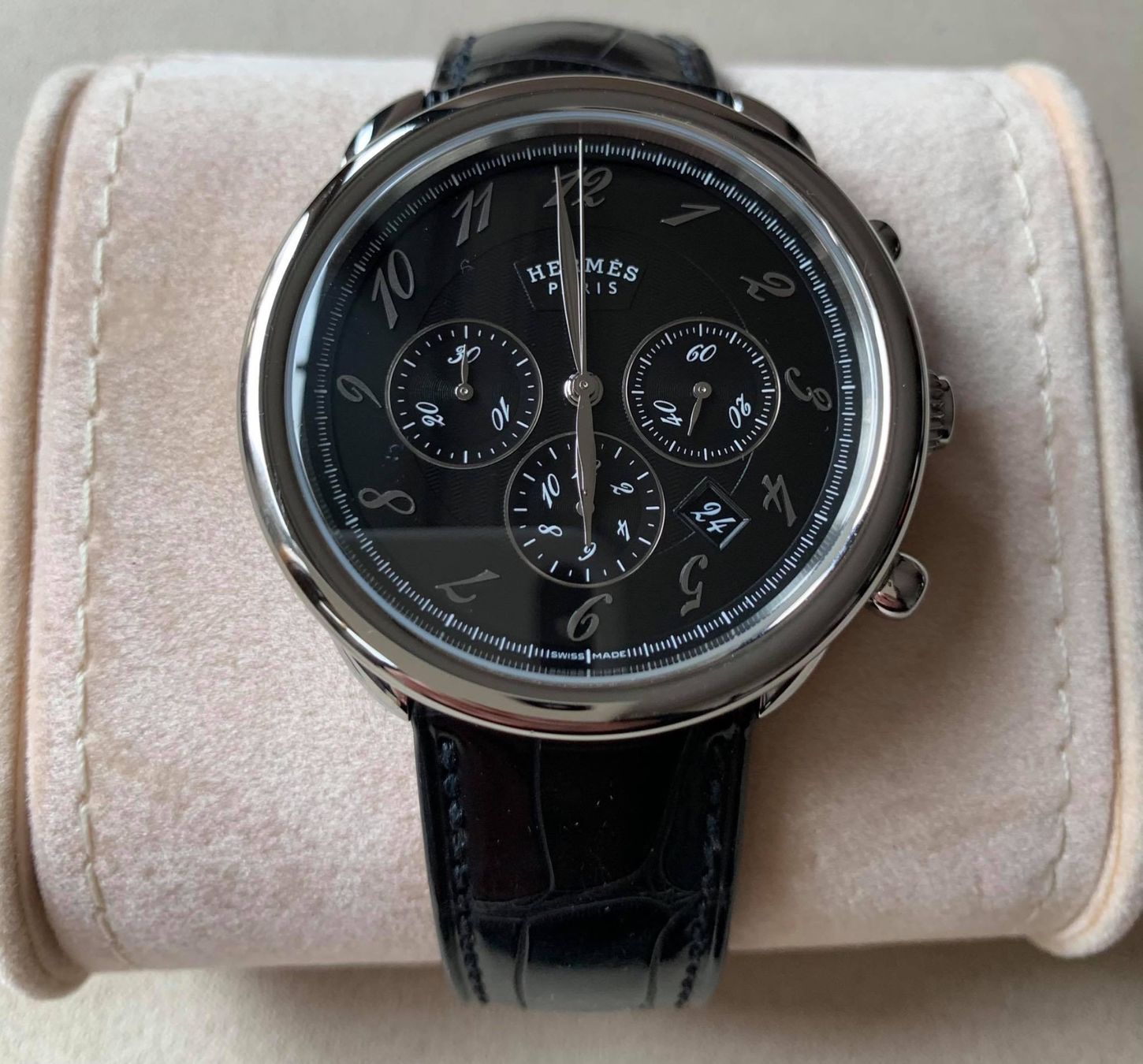 Hermès Orologi: Hermés Arceau Chrono – Nuovo e nell'imballaggio originale da Triesen venduto da hor_6kx9 1