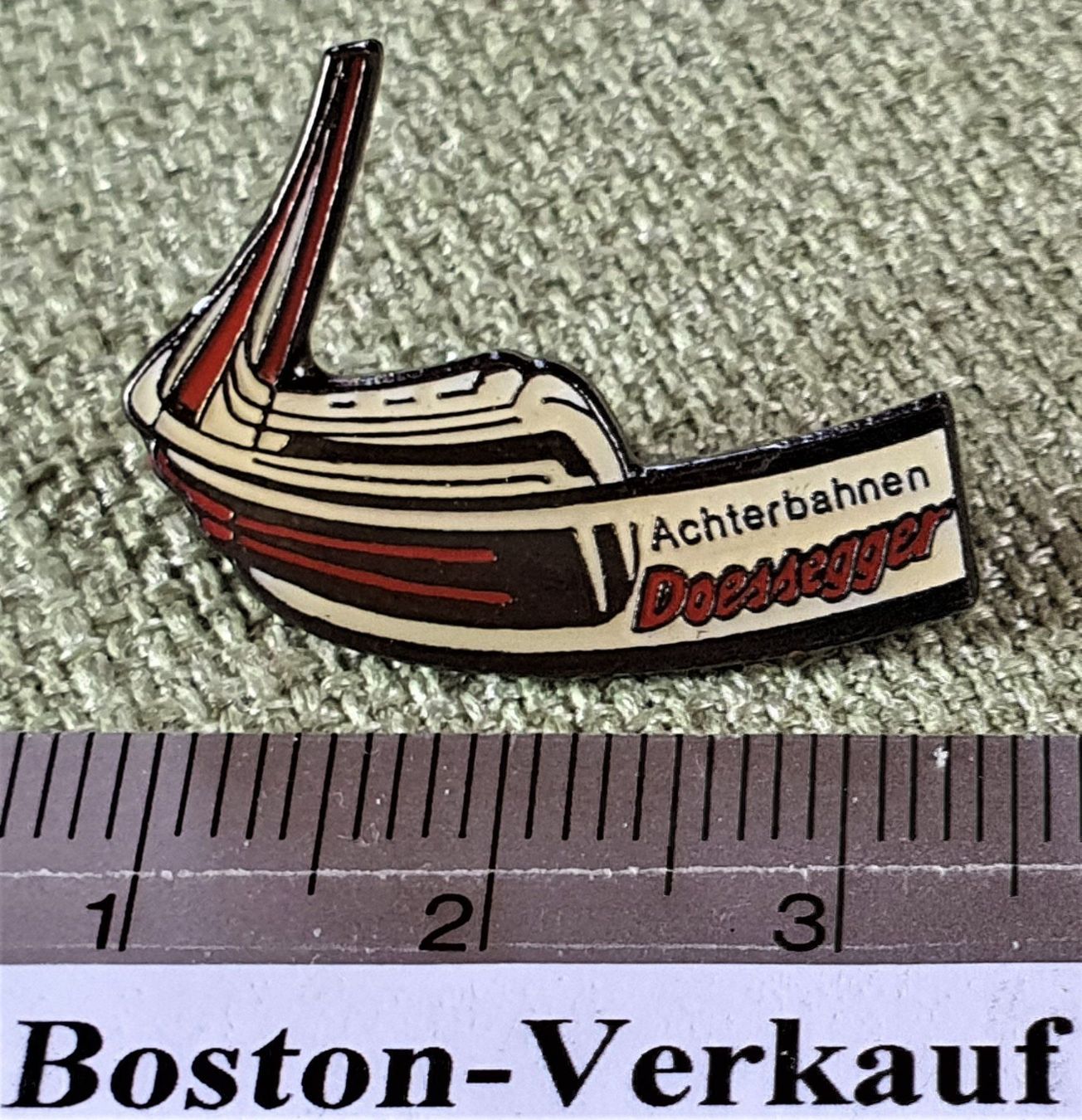 Broschen & Nadeln: D535 - Pin Achterbahn Doessegger 1982 – Gebraucht aus Reinach BL von Boston-Verkauf 1