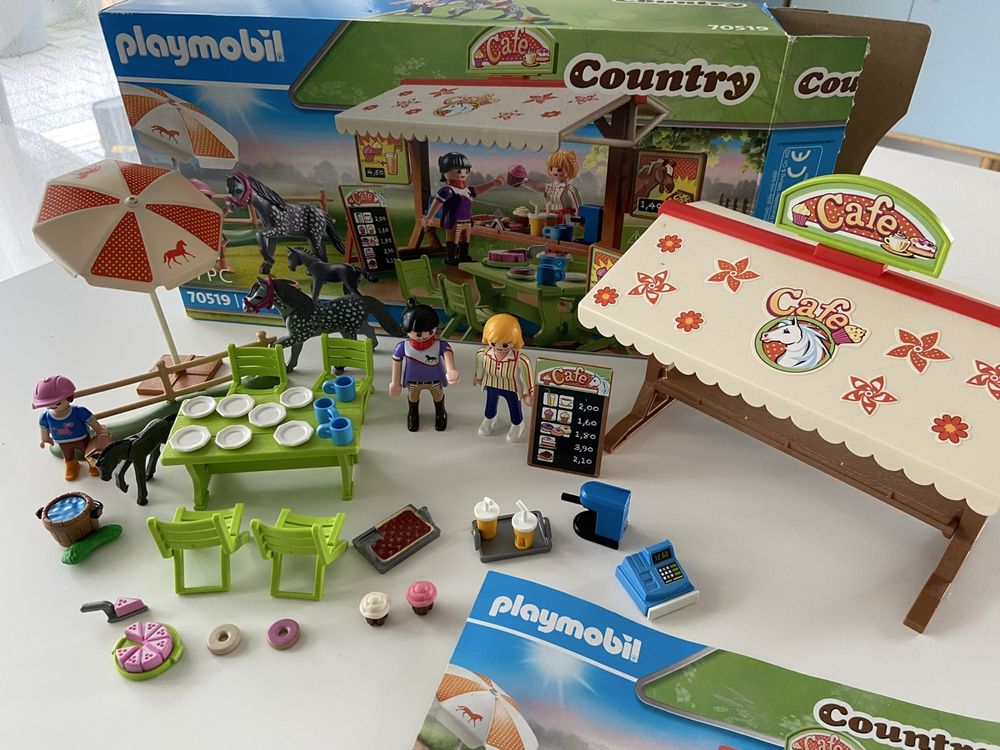 Playmobil Café Patio Dos Poneis 70519 Sunny Brinquedos 77