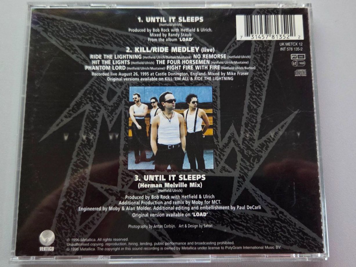 CD: DCD Metallica - Until It Sleeps (2CD) – Usato da Schaffhausen venduto da Kellerrassel 2
