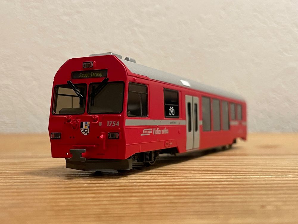 Bemo Modelleisenbahnen: BEMO Neva Retica 1754 mit neuem Wagenboden – Neu (gemäss Beschreibung) aus St. Gallen von Modell1zu87