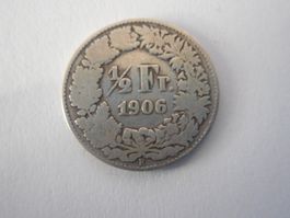 50 Rp. 1906 silber