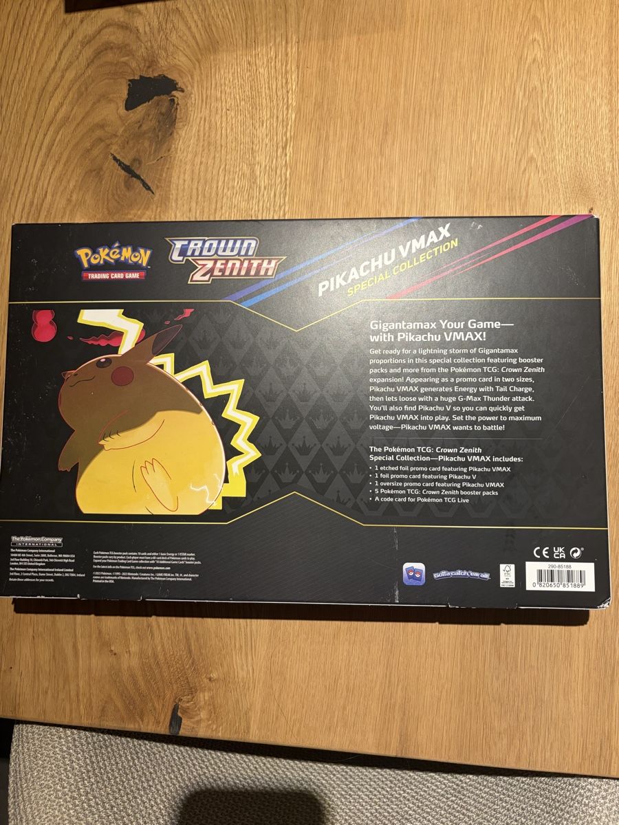 Pokémon Cartes à collectionner: Pokemon Crown Zenith Pikachu – Neuf avec emballage d'origine à Buchs LU par Arcade_otaku 1