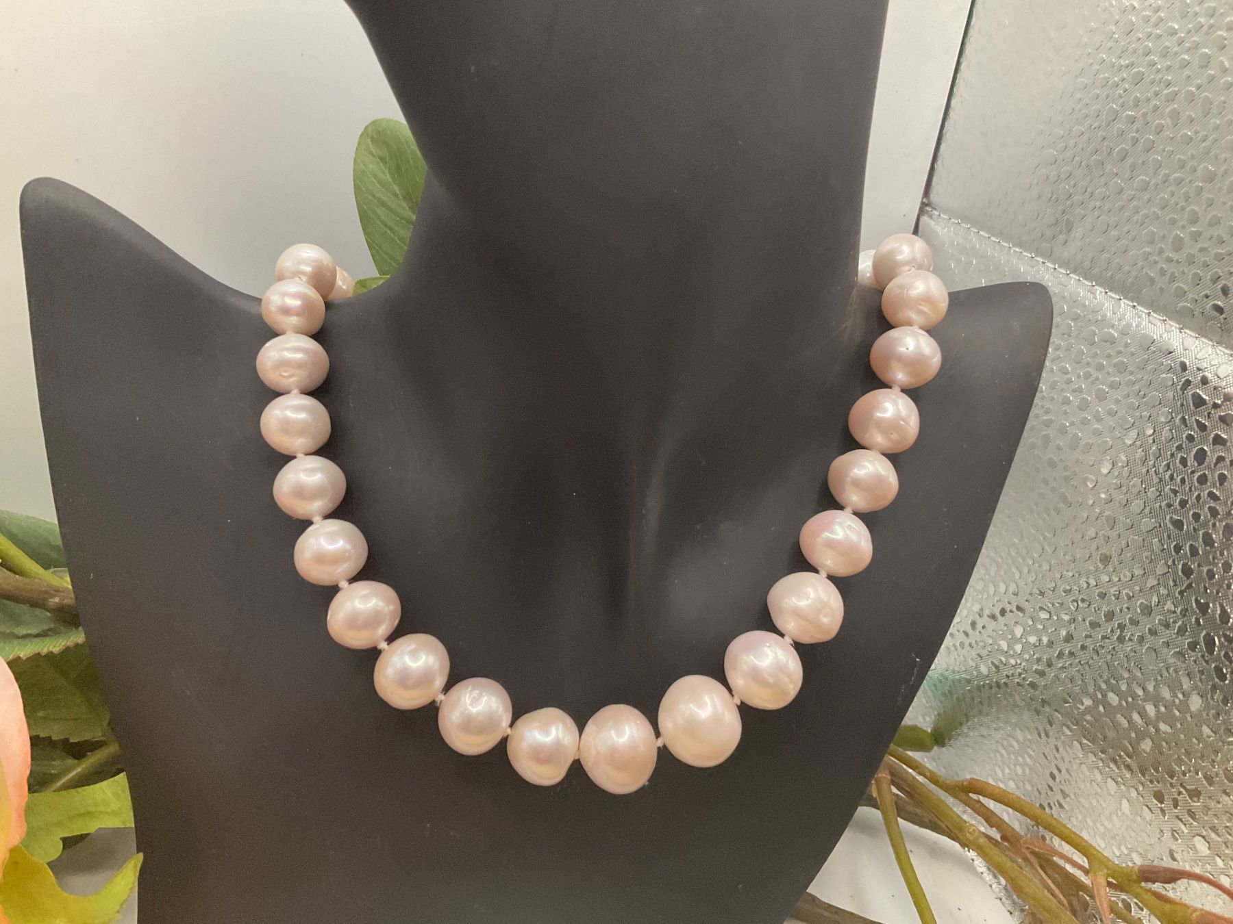 Catenine: Collier mit sehr grossen echten Perlen – Nuovo (secondo la descrizione) da luzern venduto da Alpendorf1