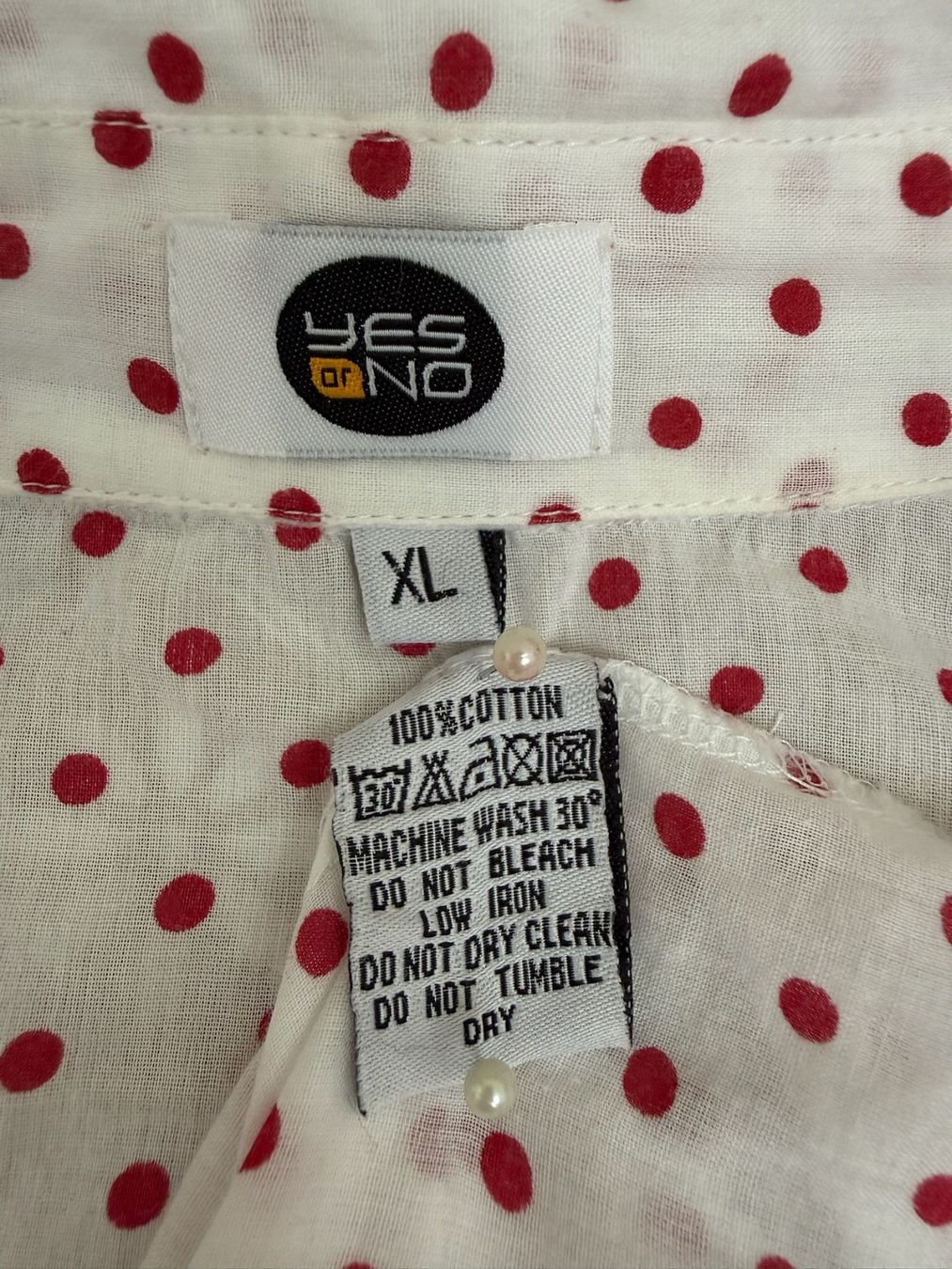 Yes Or No Camicette: Yes or No - Blouse - XL - coton – Usato da Sion venduto da accroshoes 4