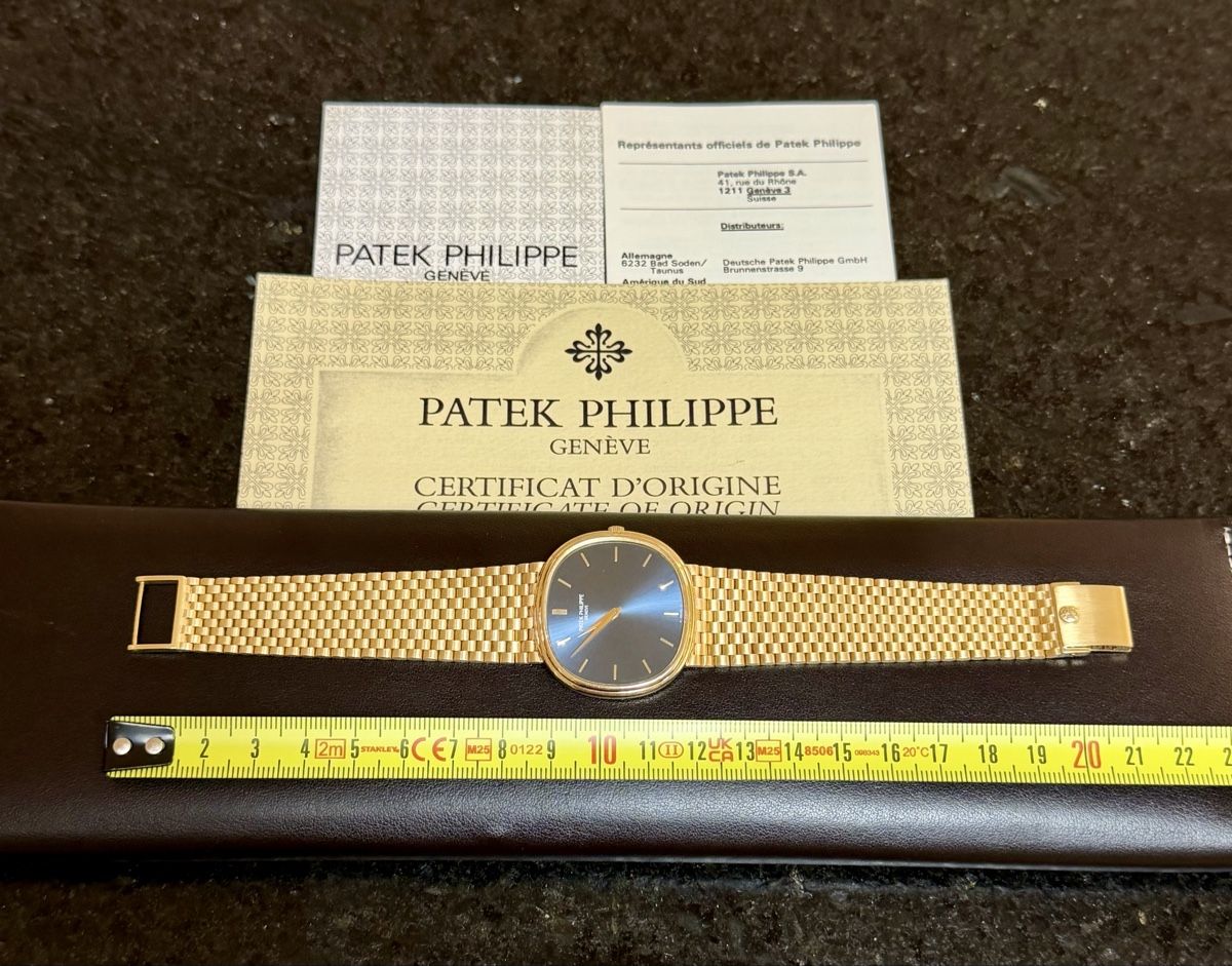 Patek Philippe Uhren: Patek Philippe Ellipse Jumbo Fullset 18K – Gebraucht aus Zürich von WATCHROOM 5