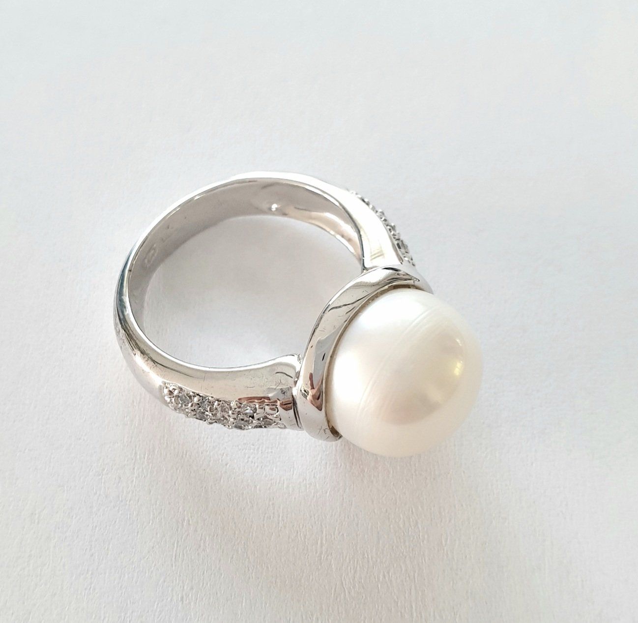 Anelli: Silberring 925 mit Echt Perlen, makellos & elegant - Neu – Nuovo e nell'imballaggio originale da Uetikon am See venduto da Coralreef 3