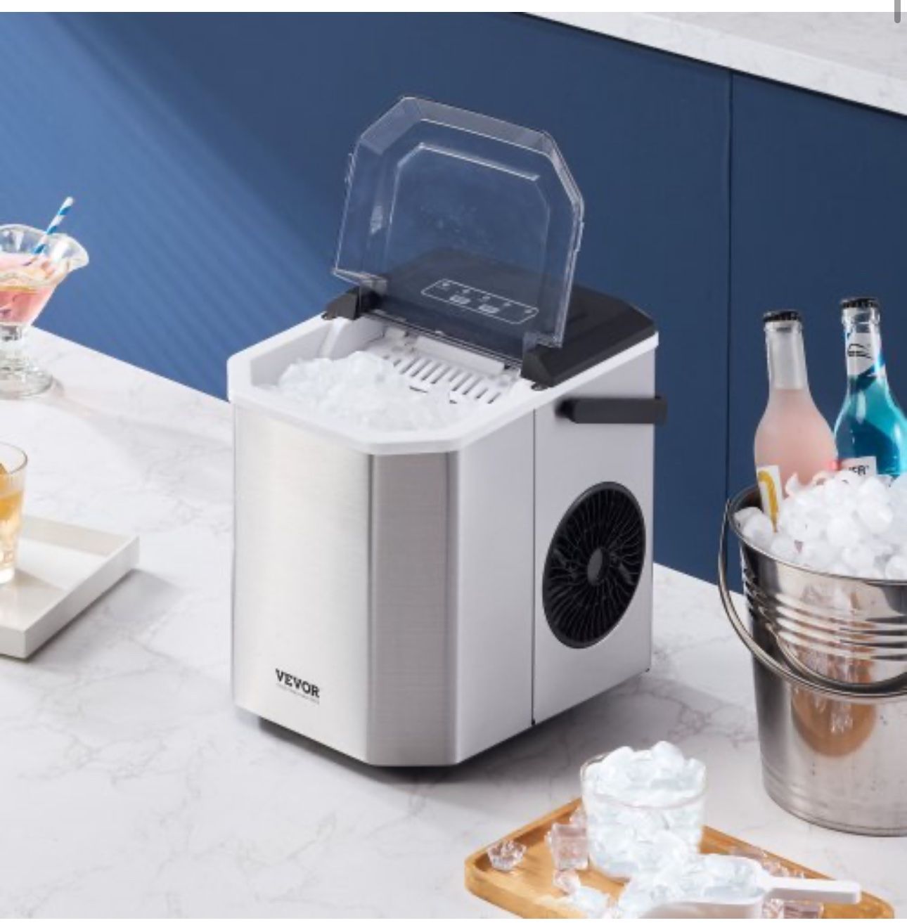 Elettrodomestici da cucina: Eisbereiter Eiswürfelbereiter 11,8kg/24h Eismaschine – Nuovo e nell'imballaggio originale da Amriswil venduto da JaJa-Express 7