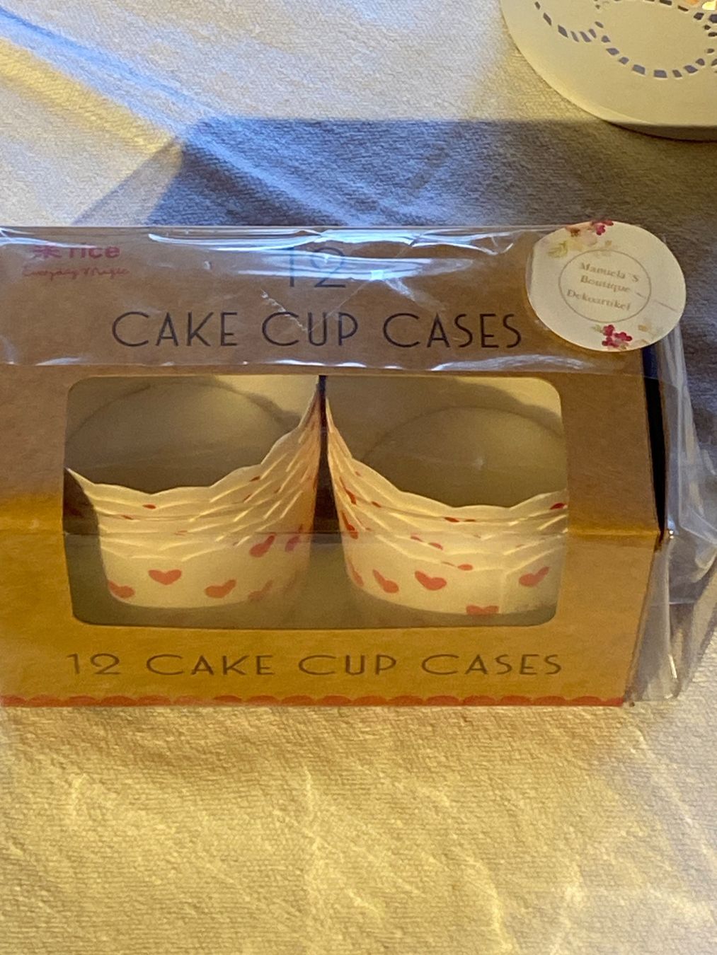 Teglie da forno: Cup Cakes Formen-Herzen-Rice – Nuovo e nell'imballaggio originale da Meienried venduto da ManuelaBoutique 1