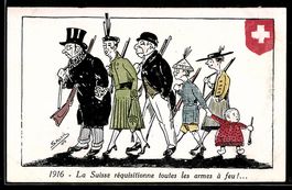 Schweiz, La Suisse réquisitionne toutes