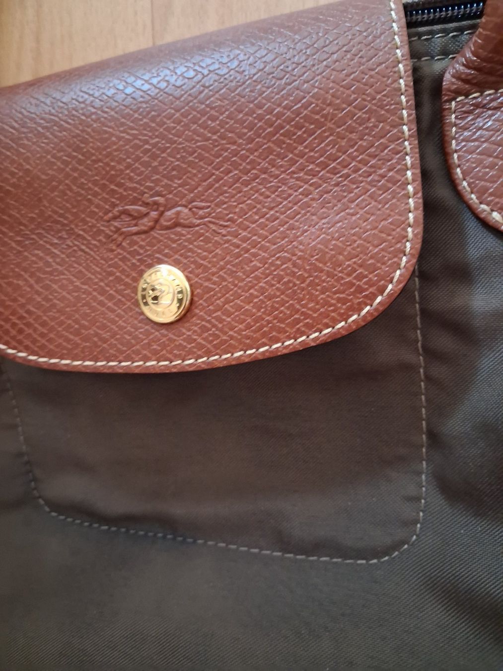 Longchamp Borse da donna: Longchamp Tasche Khaki – Usato da Wetzikon ZH venduto da med_2y76 1