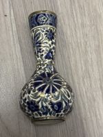 Vaso decorativo blu e bianco, Ceramiche Nassos Rodi 🏺!