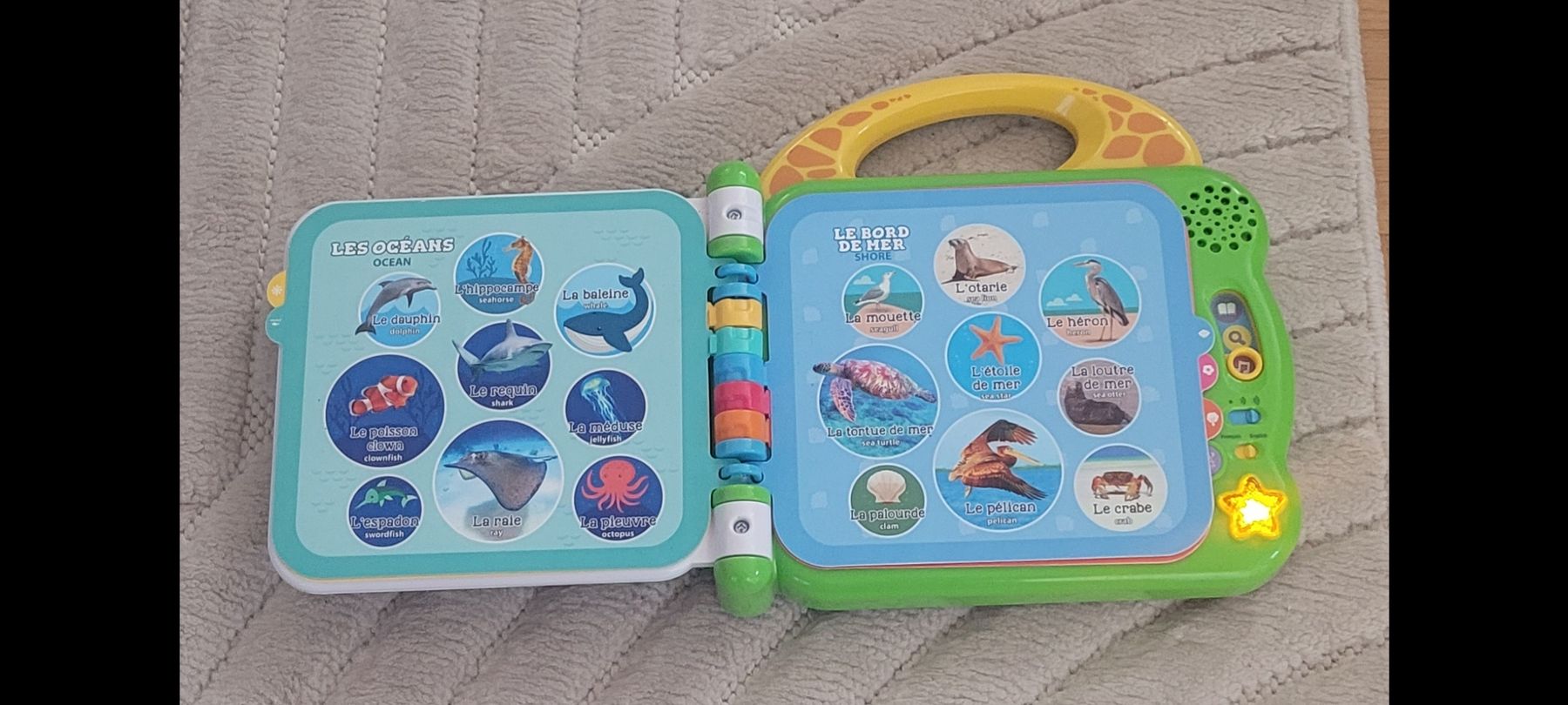 Vtech Giocattoli: FRA/ ANG Livre Vtech 100 animaux/tactile/touchscreen+piles – Nuovo (secondo la descrizione) da Vevey venduto da obi_n8zc 2