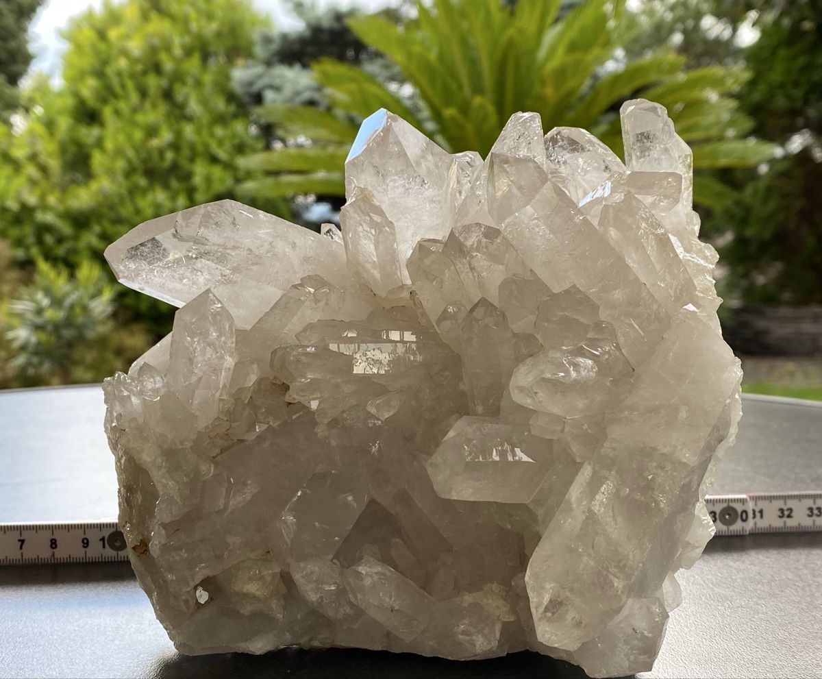 Mineralien & Heilsteine: Grosse Bergkristall Stufe Schweiz  – Gebraucht aus Selzach von 321compac 8