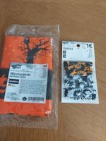 HELLOWEEN DEKO TISCHDECKE 80x80 + KONFETTI NEU OVP