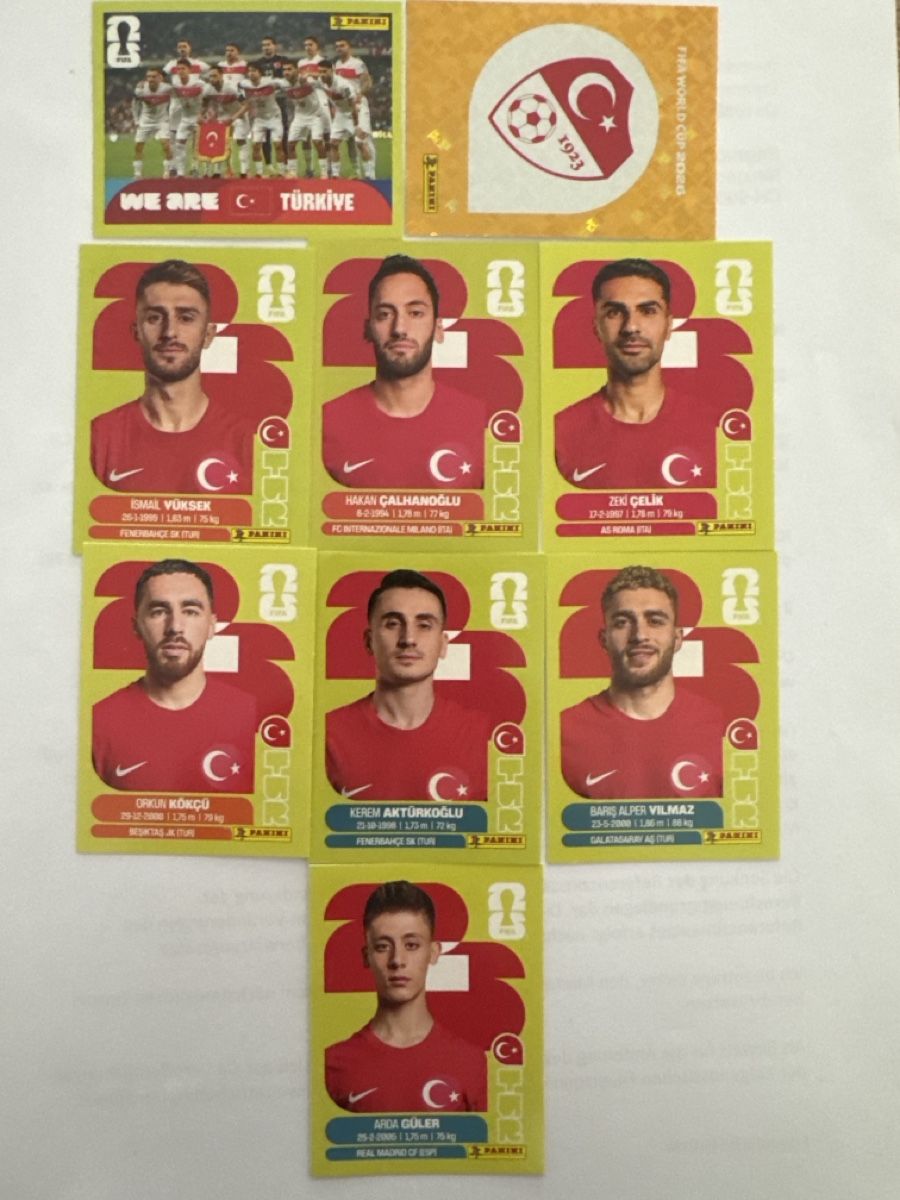 Panini Carte collezionabili: Panini WM 2026 Türkei – Nuovo (secondo la descrizione) da Kreuzlingen venduto da DennisA27