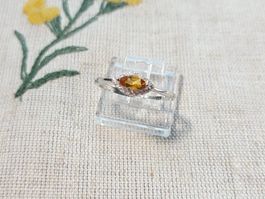 NEW - S925 Citrine Ring (Adjustable)
