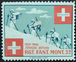Soldatenmarke 2.WK, Gebirgs Infantrie Rgt 32, Wi Inf 309