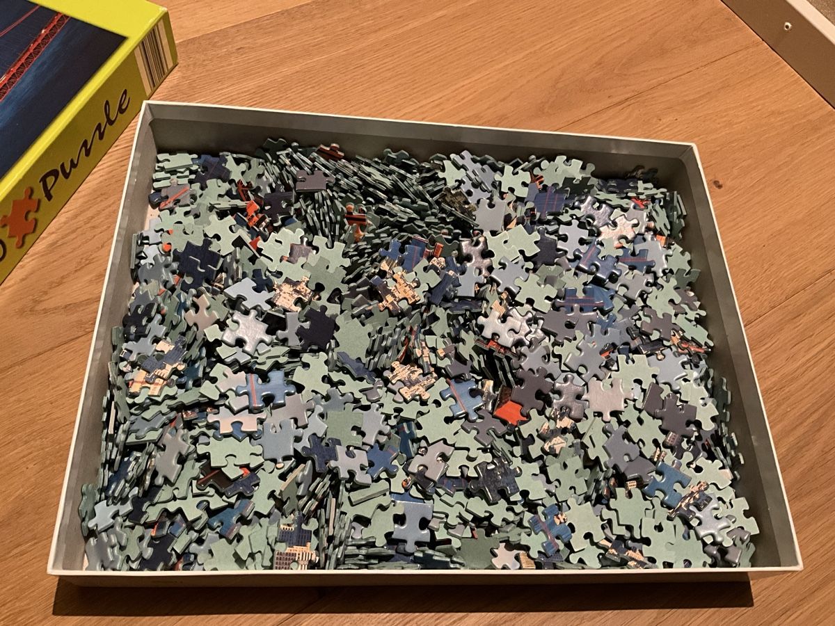 Puzzle: Puzzle golden Gate Bridge 1500 Teile – Usato da Oberhof venduto da Hibrzel 1