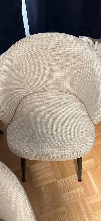 Sedie: 3x Stuhl Beige Webstoff – Usato da Schwerzenbach venduto da asn_7m7h 1