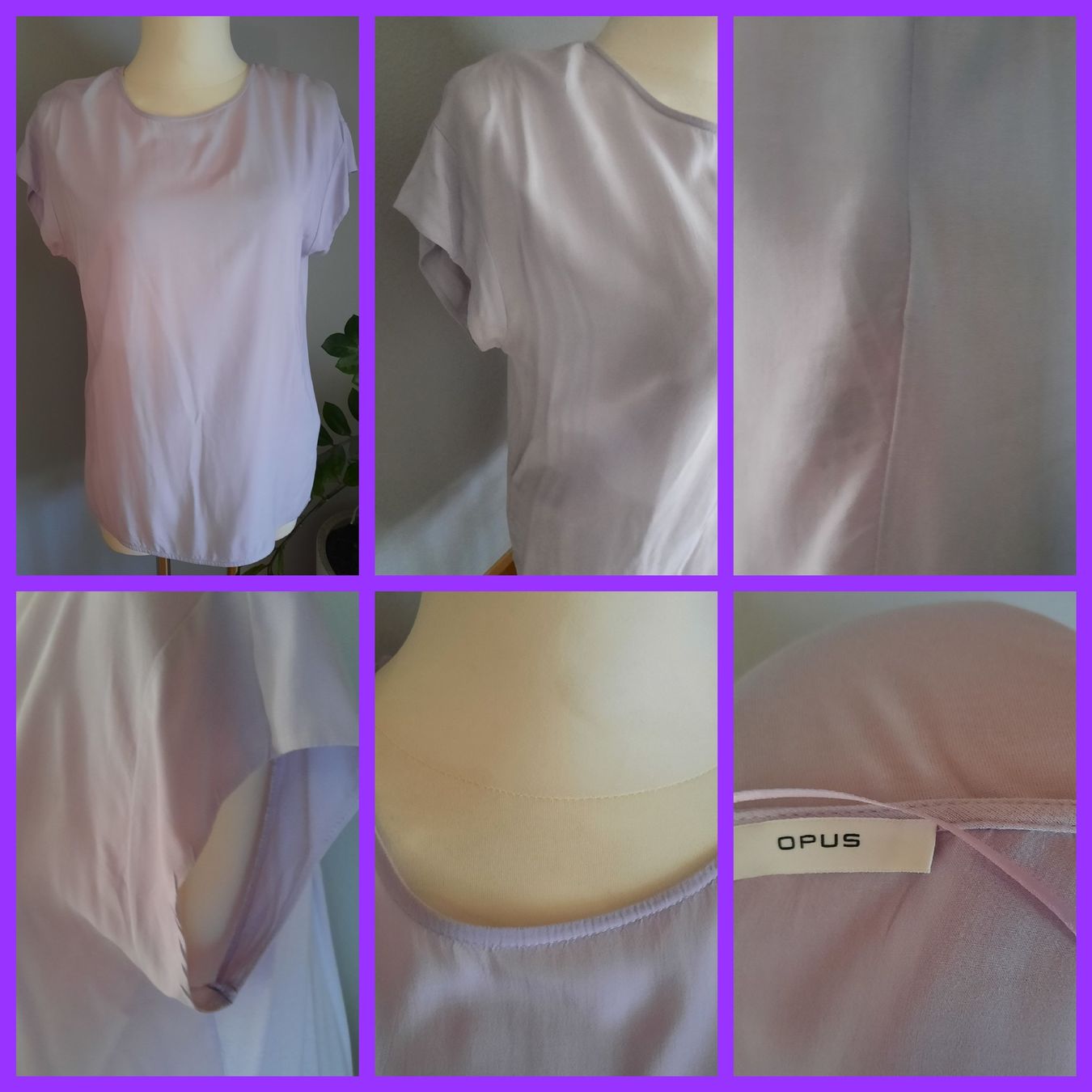 Opus Camicette: ***OPUS*** Blusenshirt Flieder Gr 42 – Usato da Wädenswil venduto da H2H_Secondhandshop