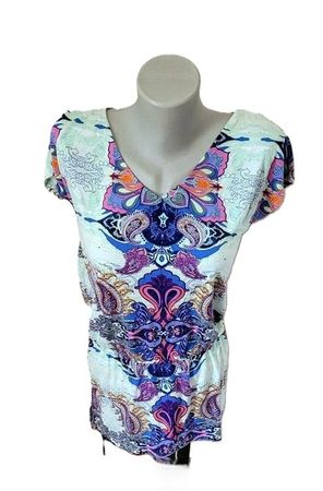 s.Oliver - luftiges Shirt Gr. 32/34 Boho Hippie