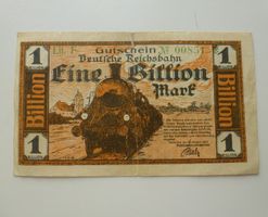 Deutsche Reichsbahn ++ 1 Billion Mark 1923