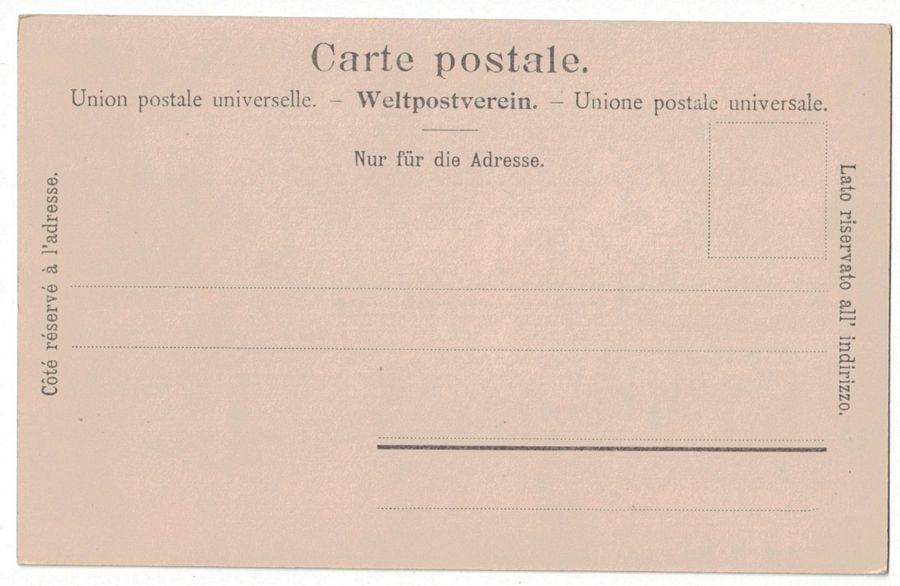Cartoline postali: Fribourg, fontaine, vers 1900 – Usato da Frauenfeld venduto da POML 1