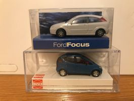 Rietze Ford Focus & Busch Mercedes C-Klasse