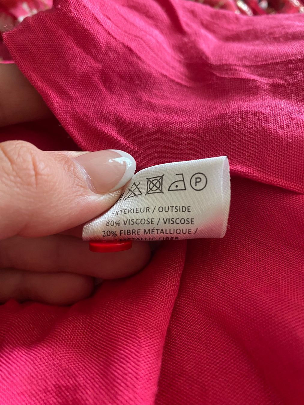 Vestiti: La Petite Etoile Kleid, Rot mit Blumenmuster – Usato da Alpnach Dorf venduto da melbb 4