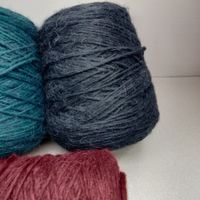 IAFIL, Dickes Garn Baby Alpaka & Kid Mohair 450g dunkel blau