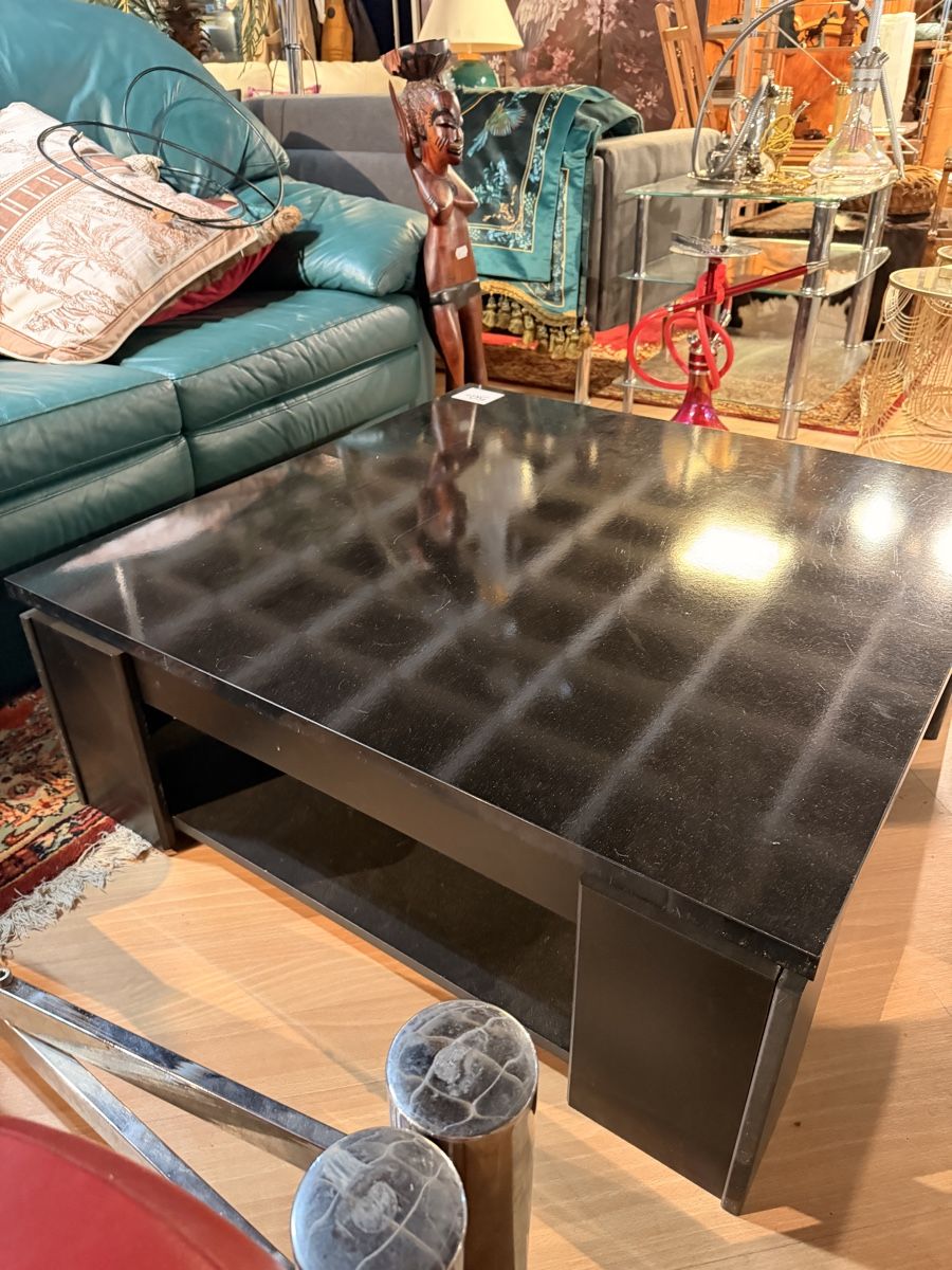 Tische: Table basse carrée noire  – Gebraucht aus St-Maurice von antikdestok 2
