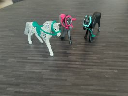 Playmobil 3 Pferde: Friese, Knabstrupper und Andalusier
