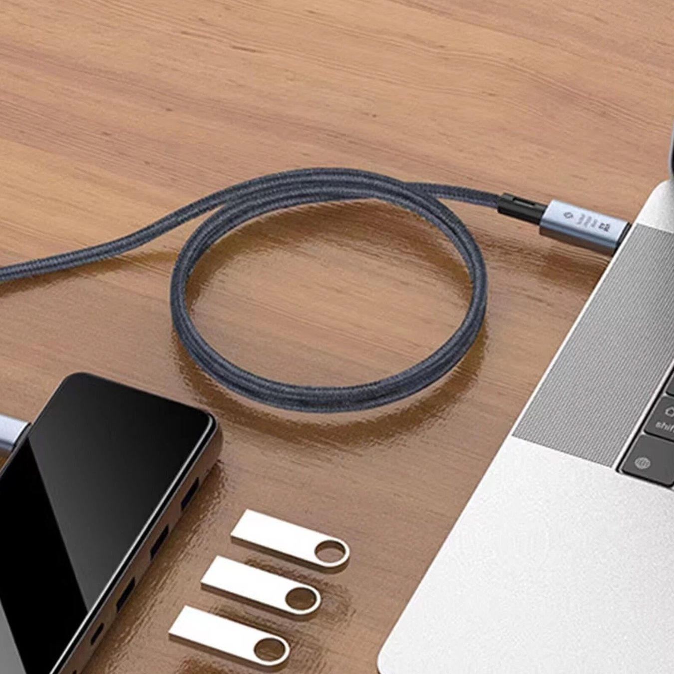 Kabel: USB C 4.0 Kabel Thunderbolt 4&3 8K 240W Daten 40Gbps 1m – Neu (gemäss Beschreibung) aus Kirchdorf AG von Apost008 8