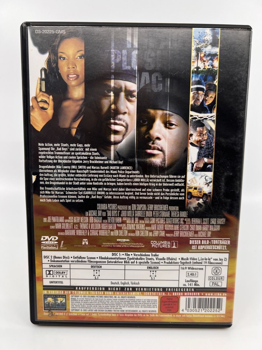 Tutti i DVDs: Action Klassiker: Bad Boys II - DVD mit Will Smith! – Usato da Steffisburg venduto da MEB-Trade 1