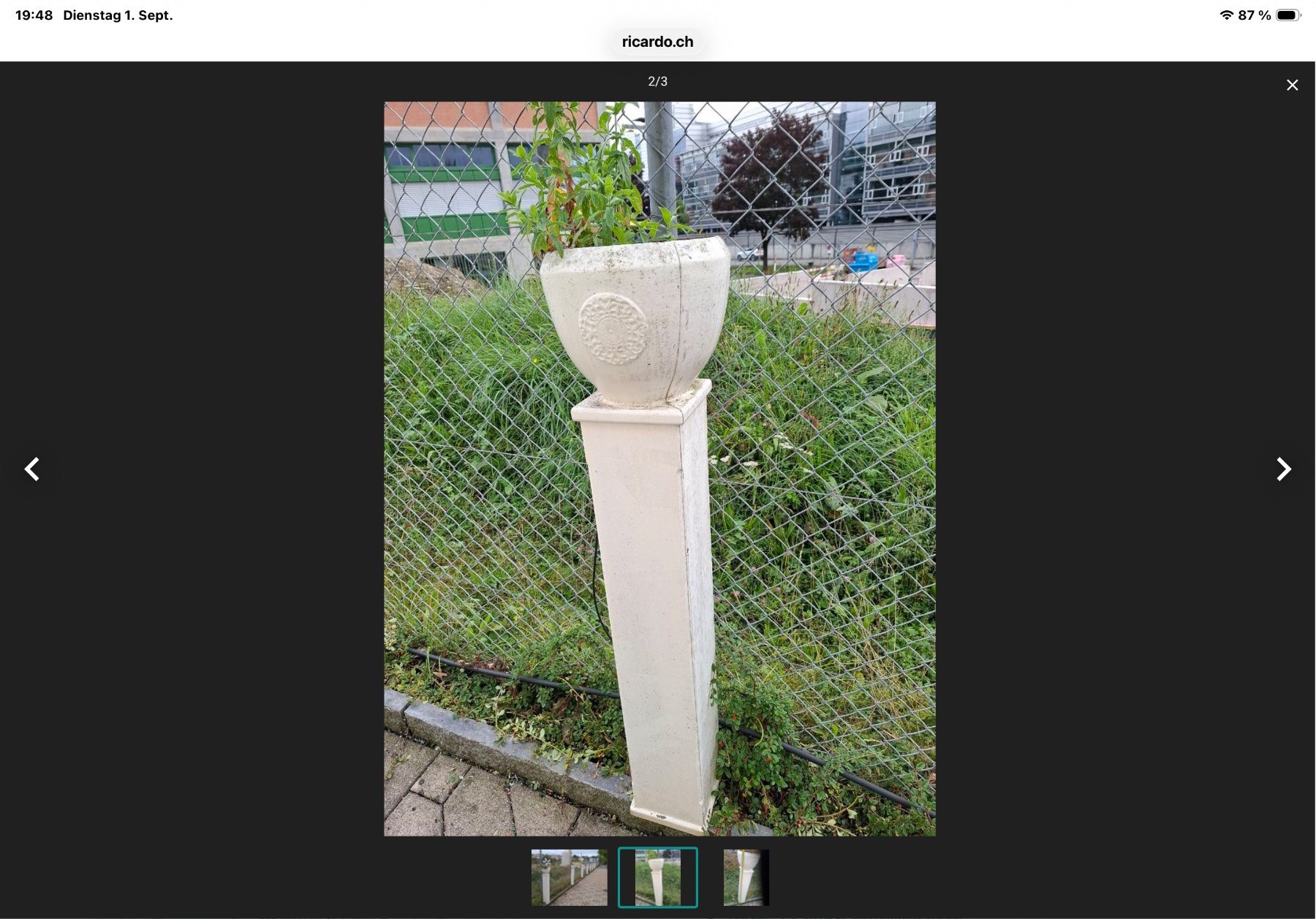 Vasi per fiori: 5 stk blumensäule – Usato da Langnau am Albis venduto da Judithsebi 1