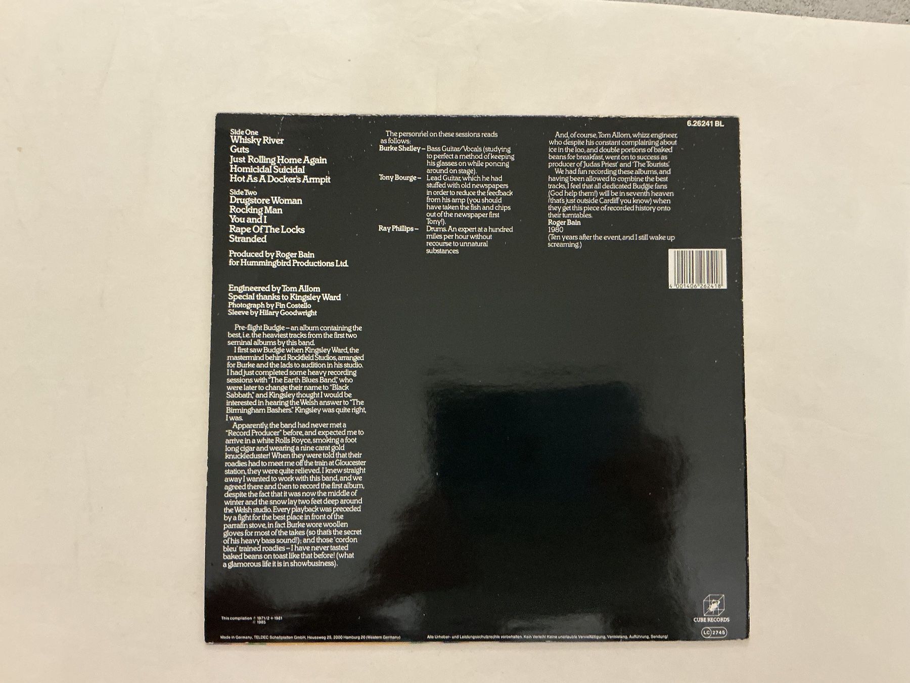 Dischi in vinile: Budgie LP - Suicidal Homicidal – Usato da Winterthur venduto da Tumko-Vinyl 1
