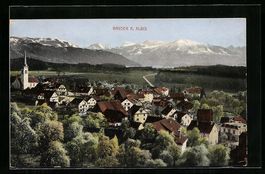 Hausen a. Albis, Ortsansicht aus der Vog
