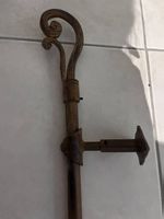 Tringle de rideau couleur rouille 263cm long 