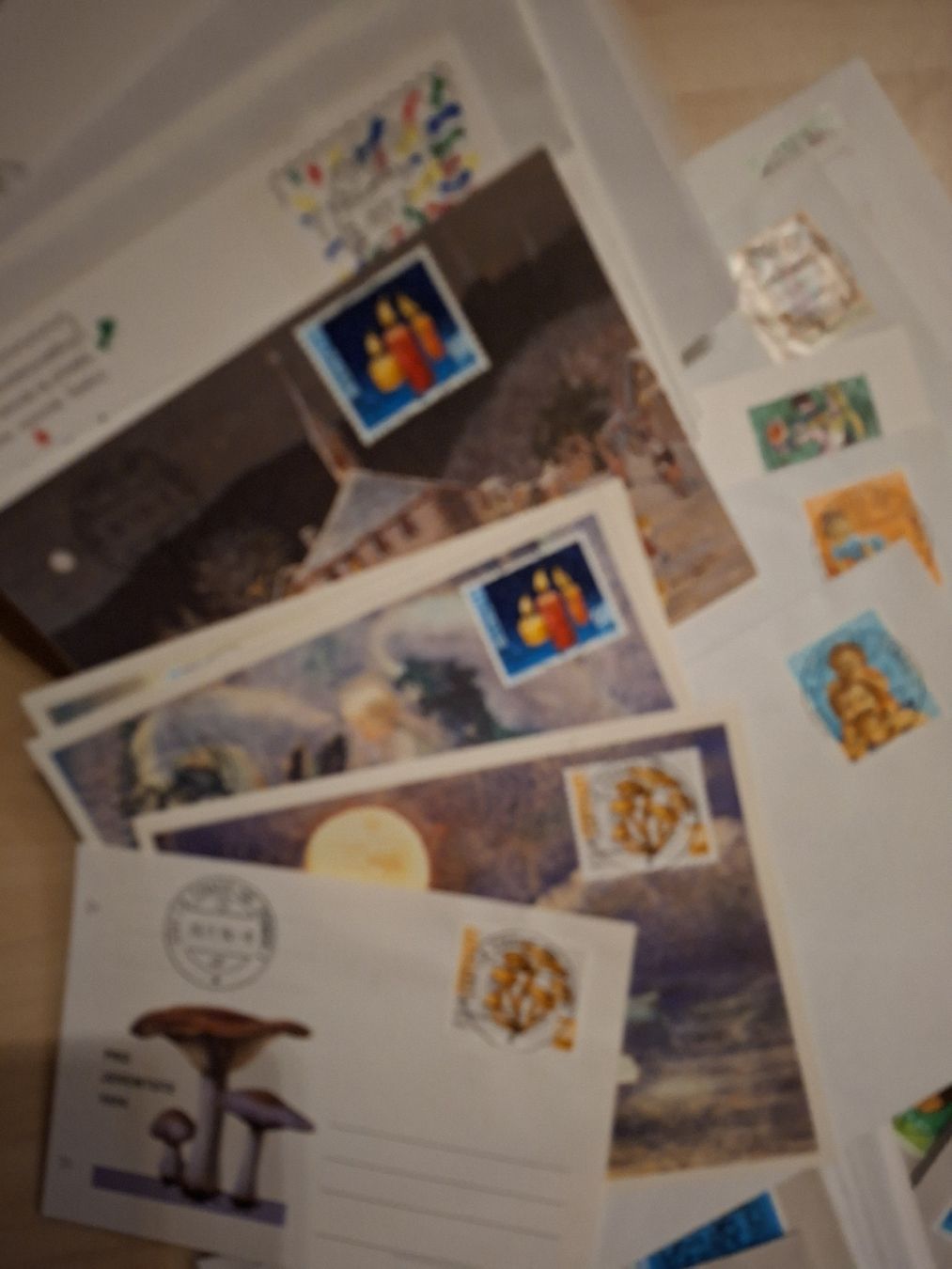Alle Briefmarken: Schachtel voll mit Belege / Briefe eca  – Gebraucht aus Balgach von SIMEON27 4